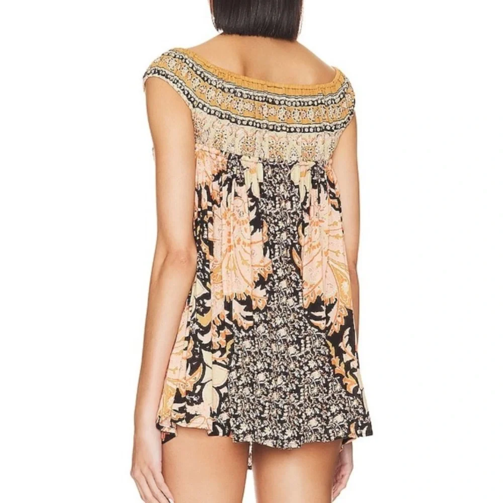 (A8) NEW Free People NWT Bali Mariposa Slip Dress in Black Combo, Size XS, NWOT - Picture 7 of 16